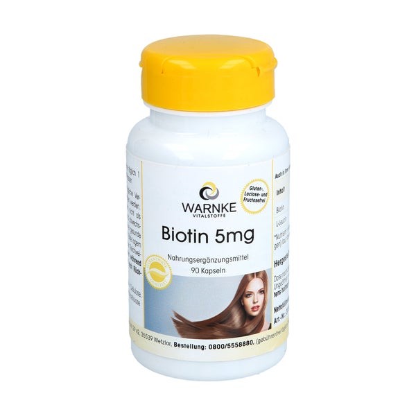 Biotin 5 mg Kapseln 90 St