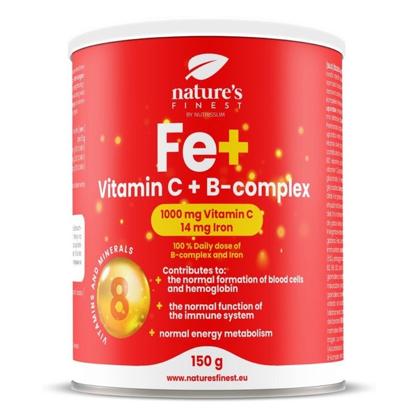 Nature's Finest Eisen + Vitamin C + B-Komplex 150 g
