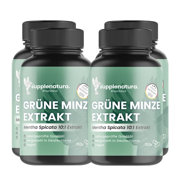 supplenatura® Grüne Minze Extrakt Kapseln 150 Stück 400 mg 600 St