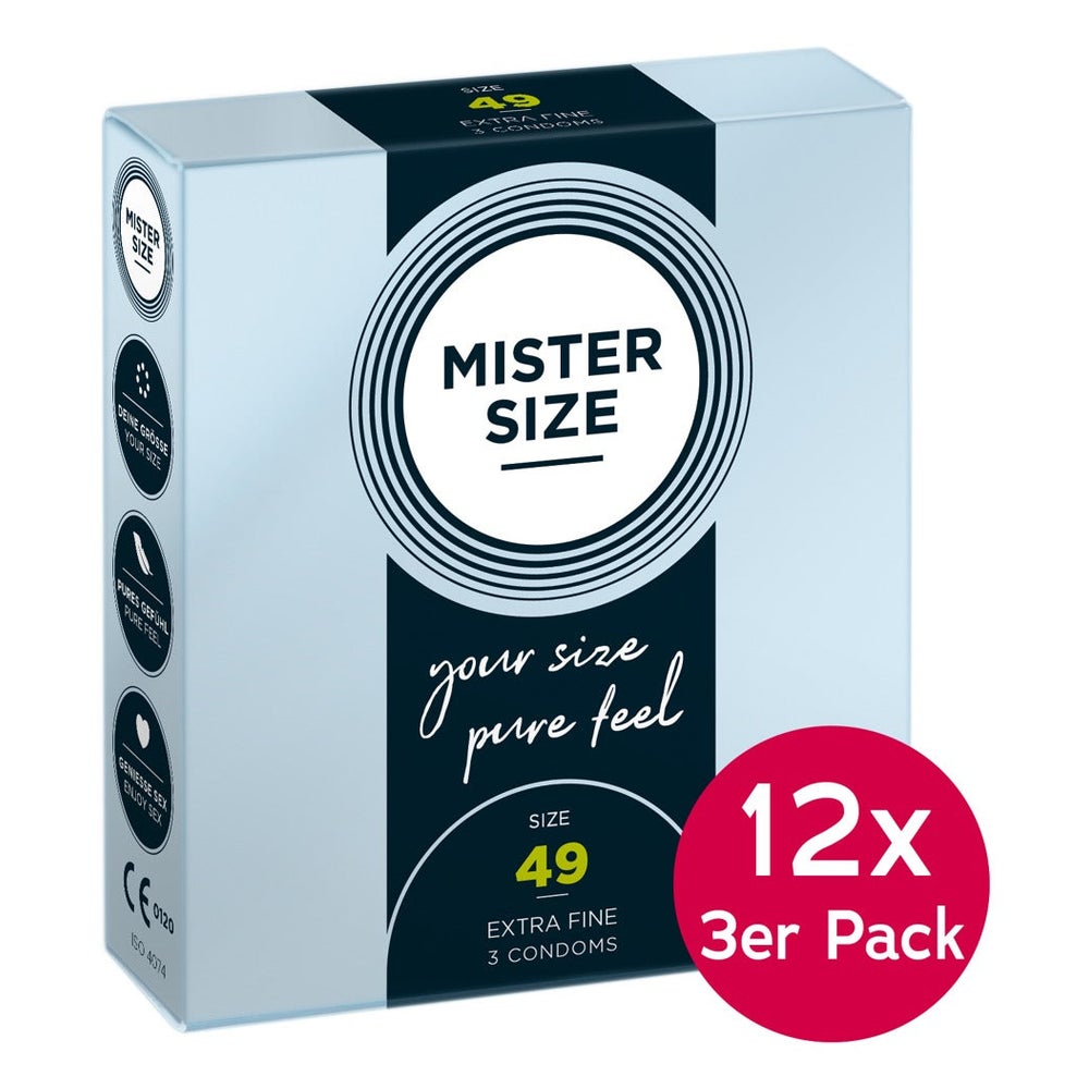 Mister Size Tray 49mm 12x 3 St