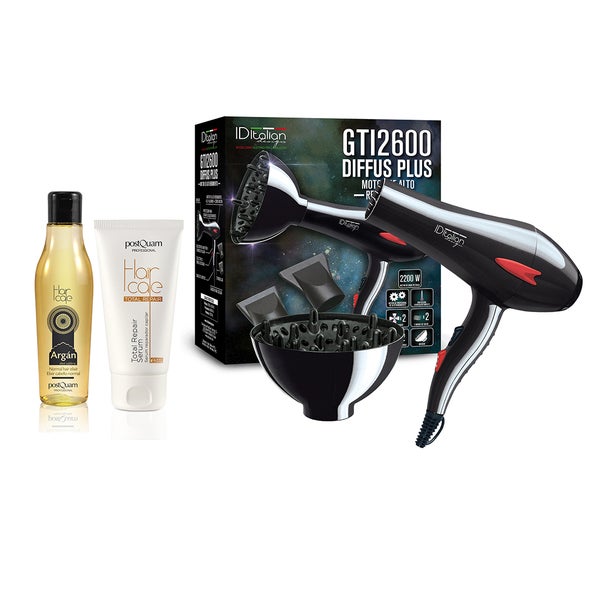 POSTQUAM HAARPFLEGE Protec. Capillary+Gti 2600 Haartrockner Mit Diff Als Geschenk