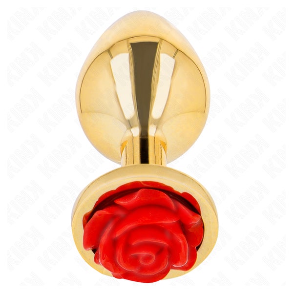 Kink - Analplug mit roter Rose