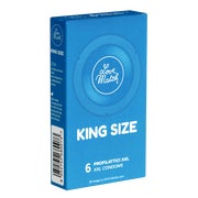 King Size – 6 extra breite Kondome, 60 mm, zylindrisch (6 Kondome) 6 St