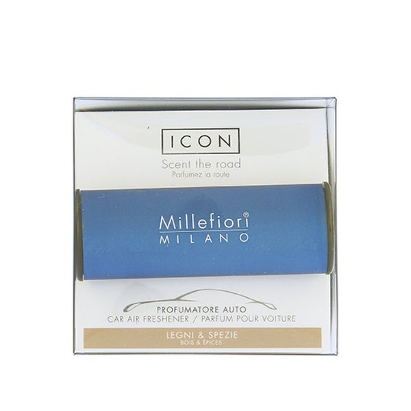 Millefiori Icon Classic Legni & Spezie Autoduft blau