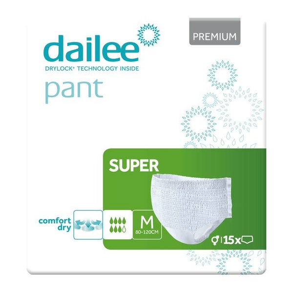 Dailee Inkontinenz Pants Super L, Windeln für Erwachsene 90 St