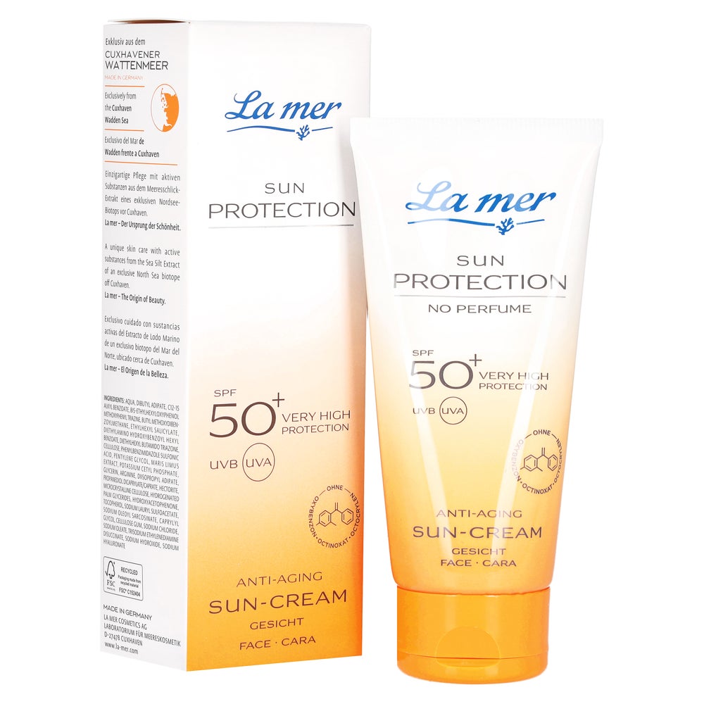 La mer SUN PROTECTION Sun-Cream Gesicht SPF 50+ ohne Parfum 50 ml
