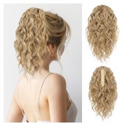 Pferdeschwanz Haarverlängerung gewellt 31 CM Goldblond mit H 1 St