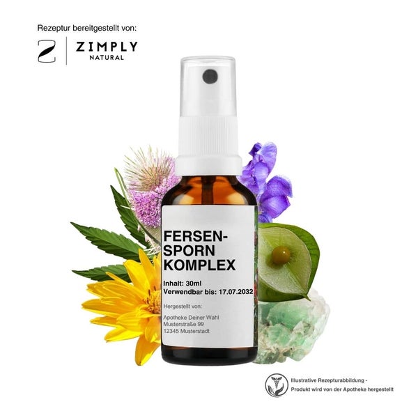 Zimply Natural FERSENSPORN KOMPLEX - Pflanzbasierte Rezeptur 30 ml