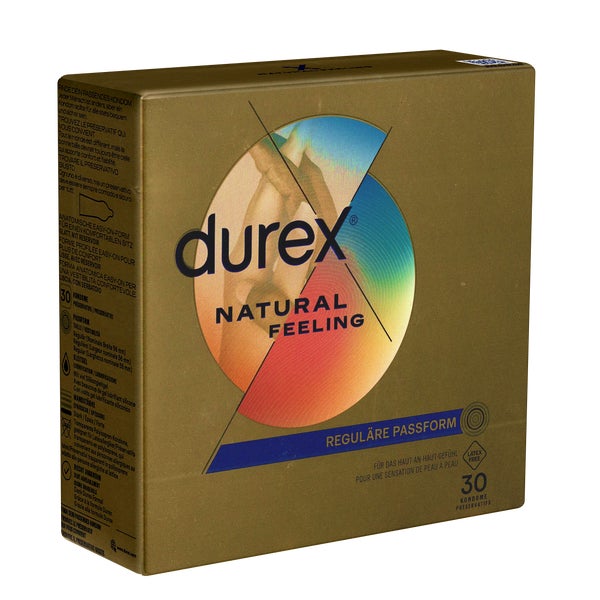 «Natural Feeling» - 30 latexfreie Kondome, ultradünn Easy-On (30 Kondome) 30 St