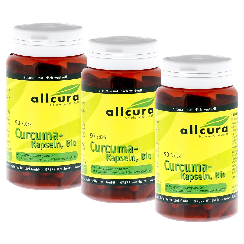 Curcuma Kapseln Bio 3X90 St