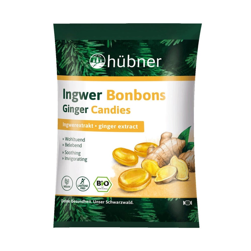 Hübner Ingwer BIO Bonbons 75 g