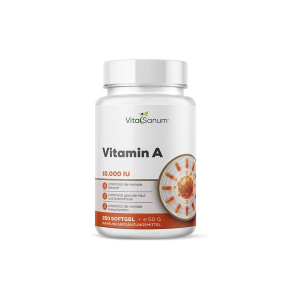 VitaSanum® – Vitamin A – 10.000 I.E. 250 St