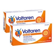 Produktabbildung: Voltaren Dolo 25mg Tabletten Doppelpack 2X20 St