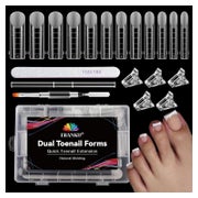 Polygel Tips Nagelformen Quadratisch Lange 120PCS + Nail Too 1 St
