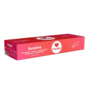 Produktabbildung: «Typ 1 Sensitive» rosa, 53 mm, extra dünn, silikonbefeuchtet (150 Kondome) 150 St