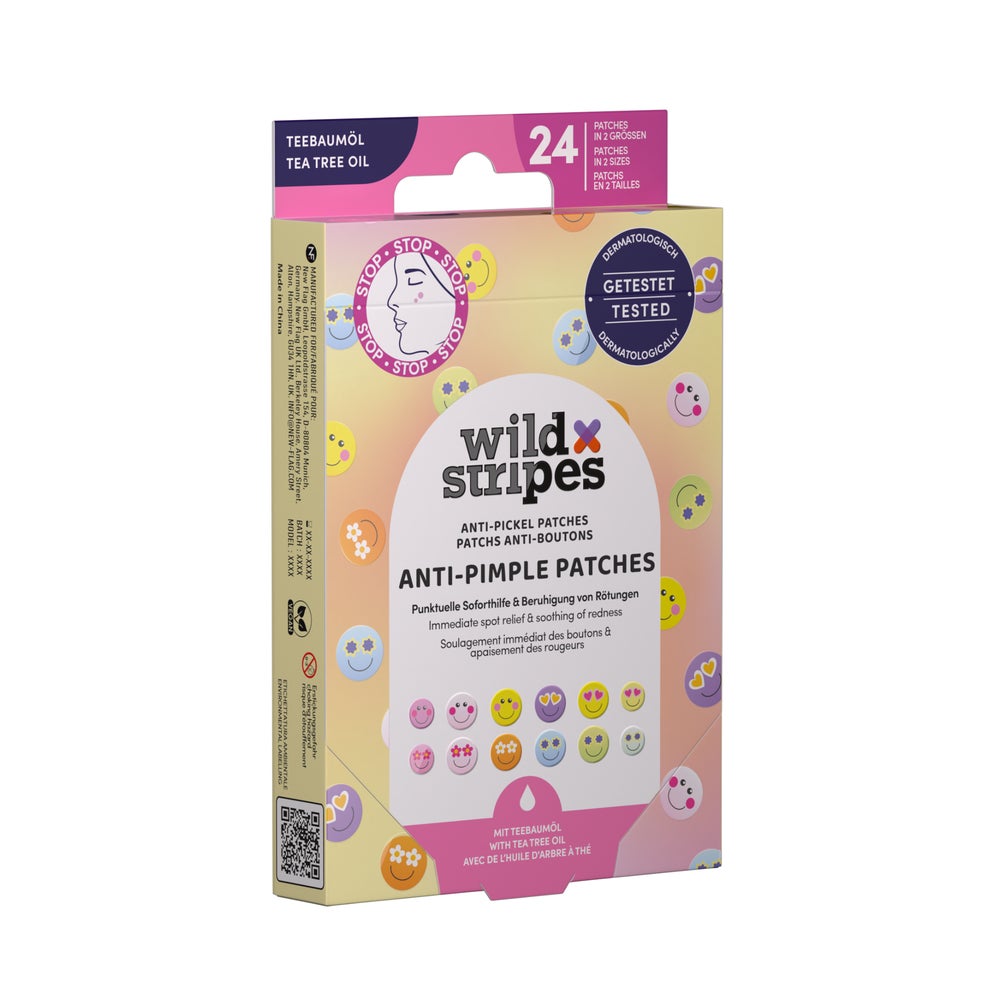 Wild Stripes Anti-pickel Patches Smile Stop 24 St