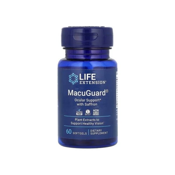MacuGuard® Ocular Support mit Safran, Softgelkapseln 60 St