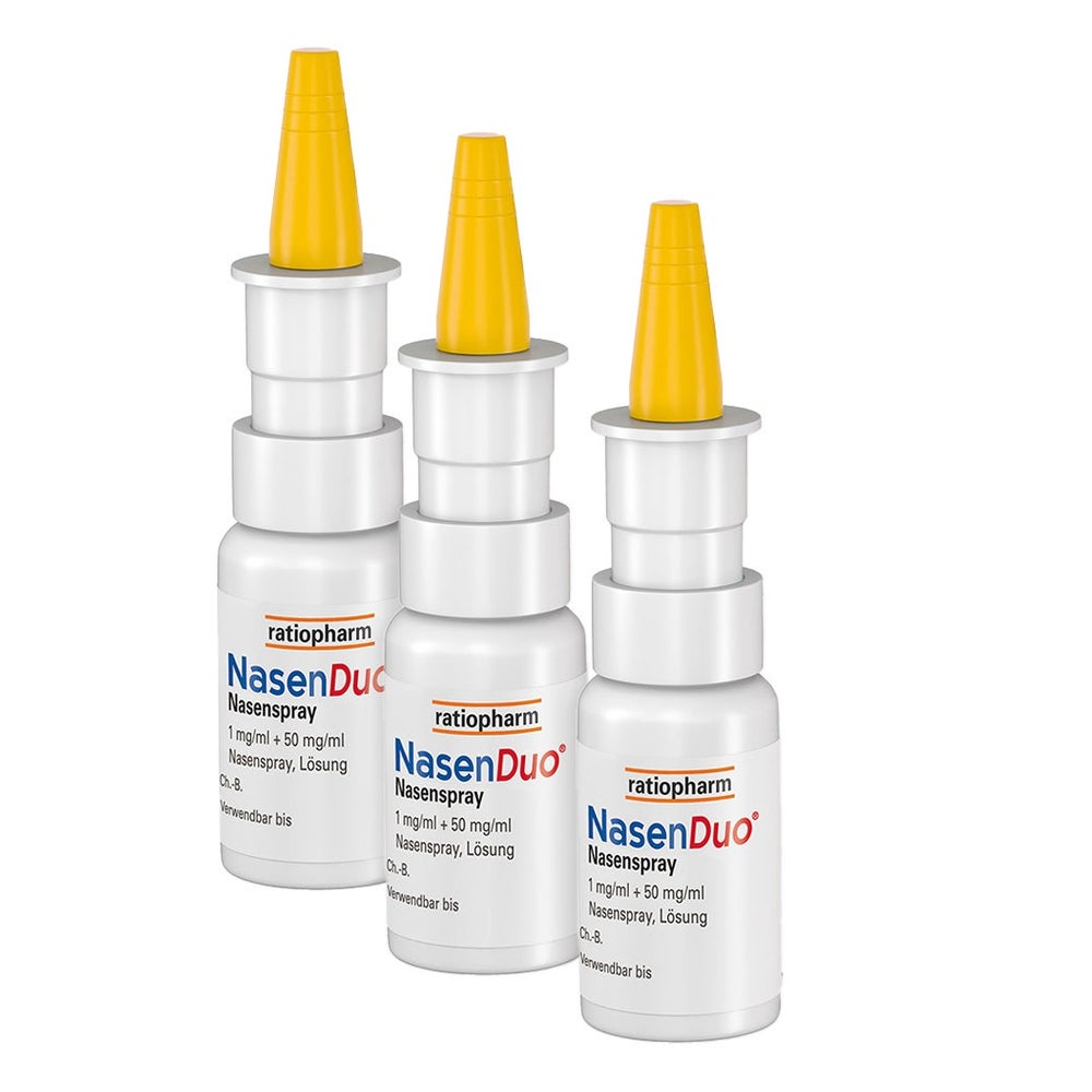 Duo Nasenspray ratio Dreierset 3X10 ml