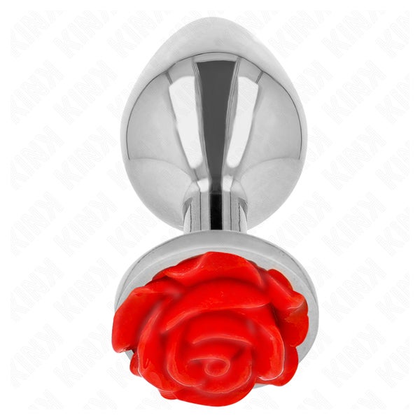 Kink - Analplug mit roter Rose