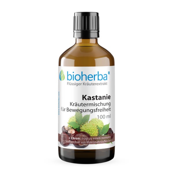 Bioherba Kastanie Kräutermischung für Bewegungsfreiheit 100 ml
