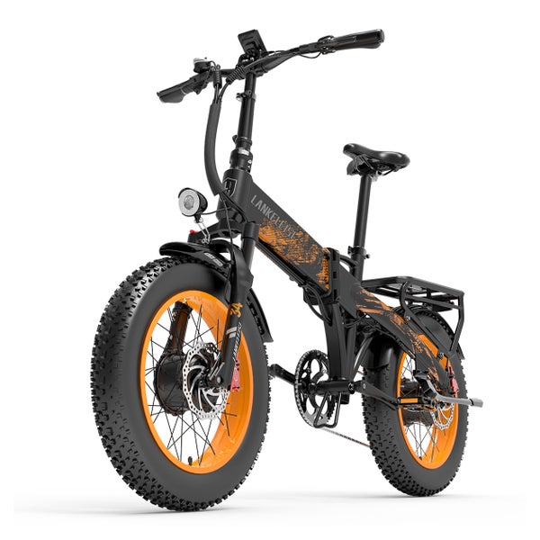 Lankeleisi X2000 MAX 1000W*2 Fatbike mit zwei Motoren,orange 1 St