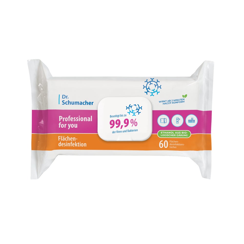 Professional For You Flächendesinfektion Wipes 60 St