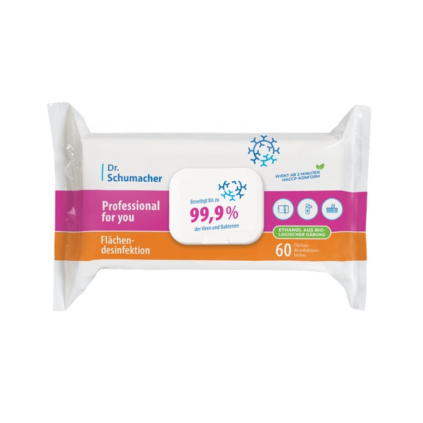 Professional For You Flächendesinfektion Wipes 60 St