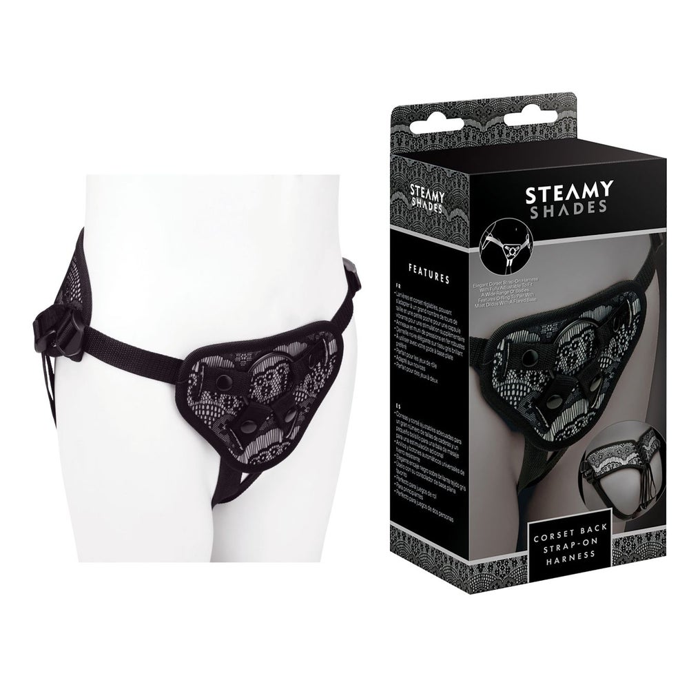 STEAMY SHADES - Korsett Strap-On Harness