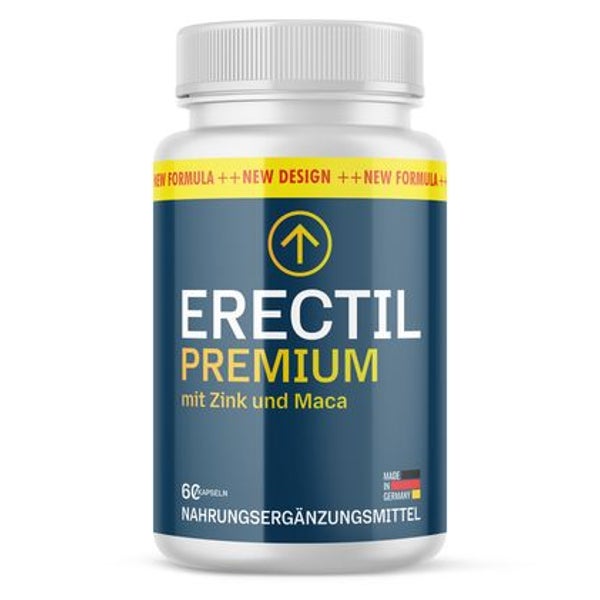 Erectil Wunder Premium Kapseln | männliche Vitalität 60 St