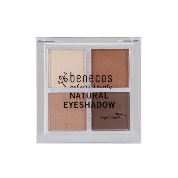 benecos Natural Beauty Quattro Eyeshadow - Coffee & Cream