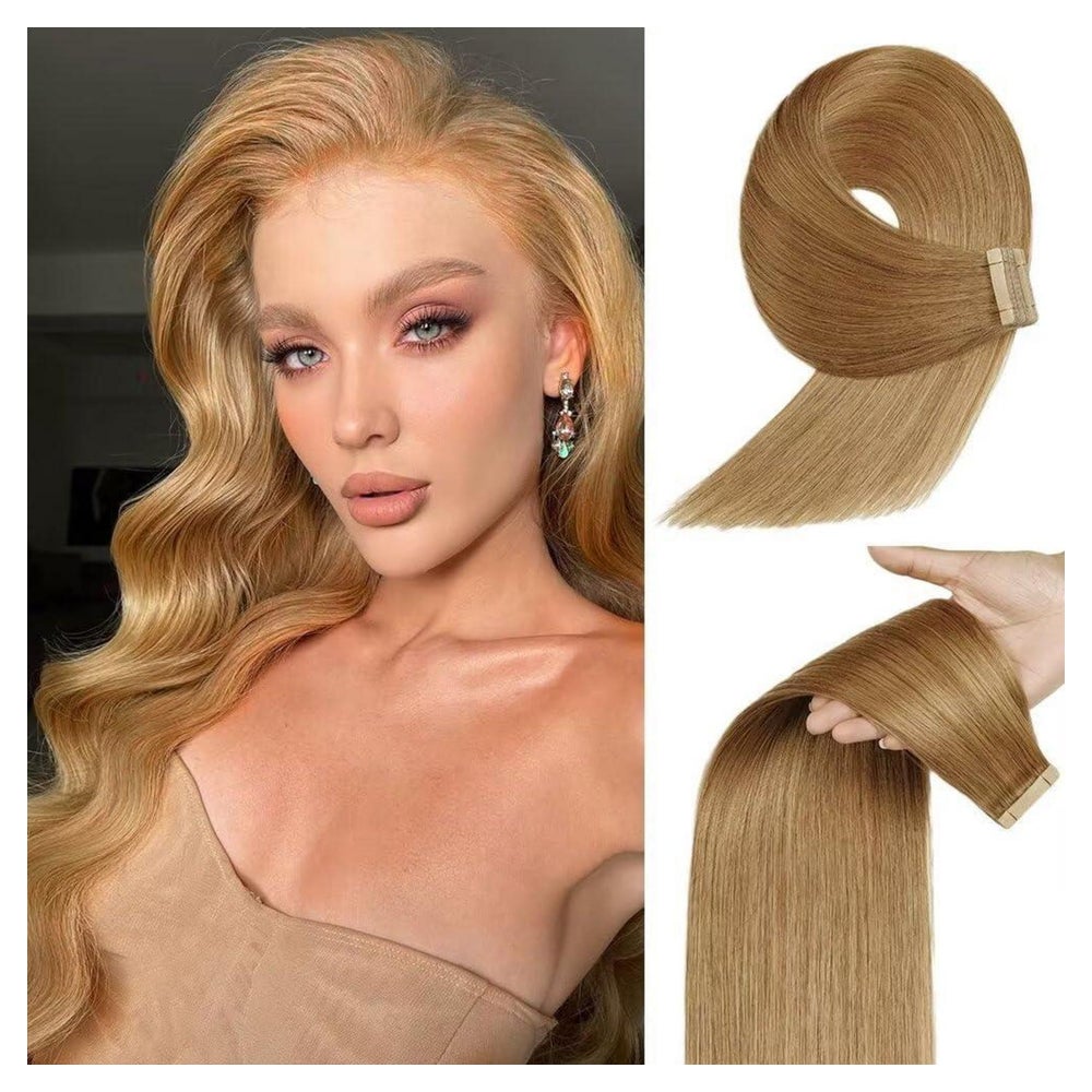 Tape Extensions Echthaar Remy Haarverlängerung 27# 24inch(60 1 St