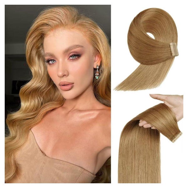 Tape Extensions Echthaar Remy Haarverlängerung 27# 24inch(60 1 St