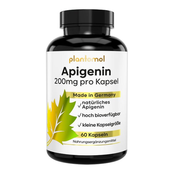 plantomol® Apigenin Kapseln 200mg Kamille-Extrakt & Piperin