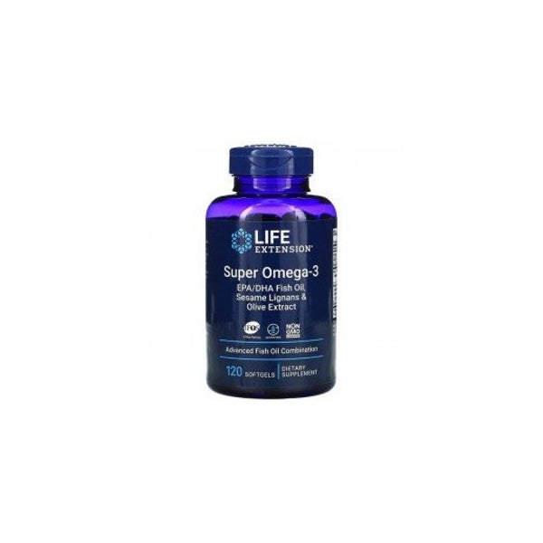 Super Omega-3 EPA/DHA Fischöl, Sesamlignanen & Olivenextrakt 120 St
