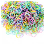 1000 Stück Mini Haargummis Mädchen Mehrfarbig Gummi Haarband 1 St