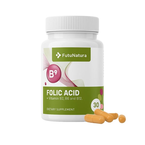 FutuNatura Folsäure (Folat B9) - Schwangerschaft und Stillen 30 St