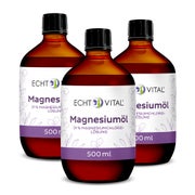 Echt Vital Magnesiumöl - 3 Flaschen 3x500 ml