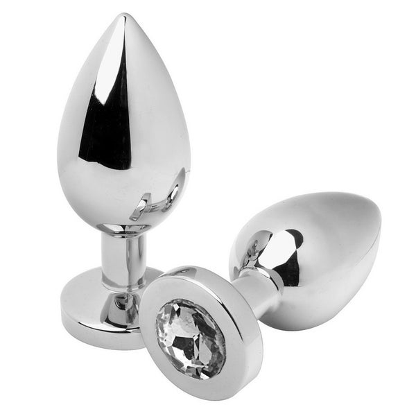 Metal Hard - Analstecker Diamant Transparent Mittel
