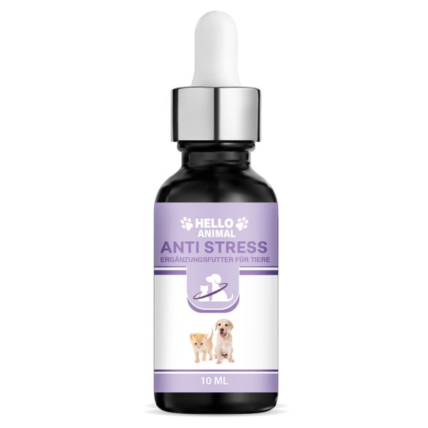 Hello Animal® Anti Stress Öl | Beruhigung für Tiere in unruhigen Phasen 10 ml