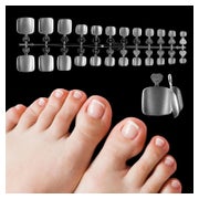 Nagelspitzen 240er 12 Größen transparent gefrostet zum Klebe 1 St