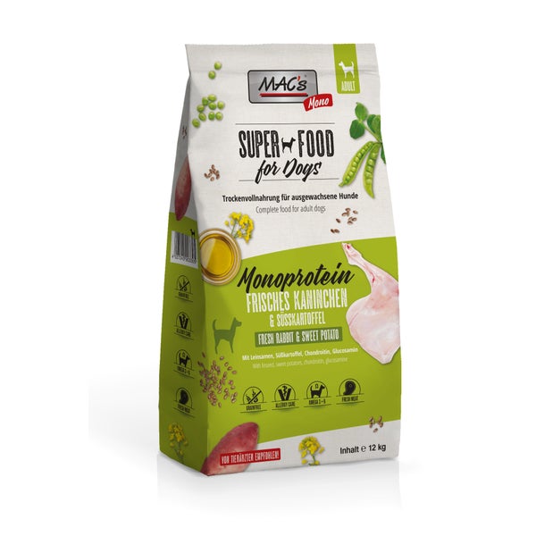 MAC's DOG - Monoprotein Kaninchen 12 kg
