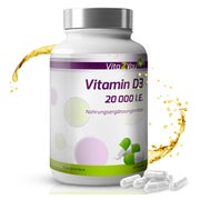 Vita2You Vitamin D3 20.000 IE Kapseln - Hochdosiert 240 St