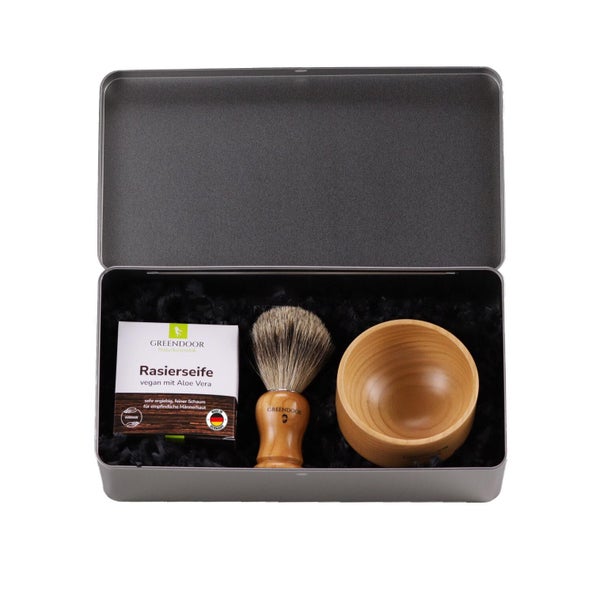 GREENDOOR Rasierset Reine Natur 1 St