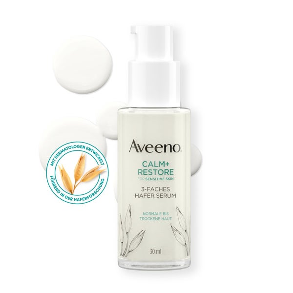 Aveeno Calm+ Restore 3-faches Hafer Serum 30 ml
