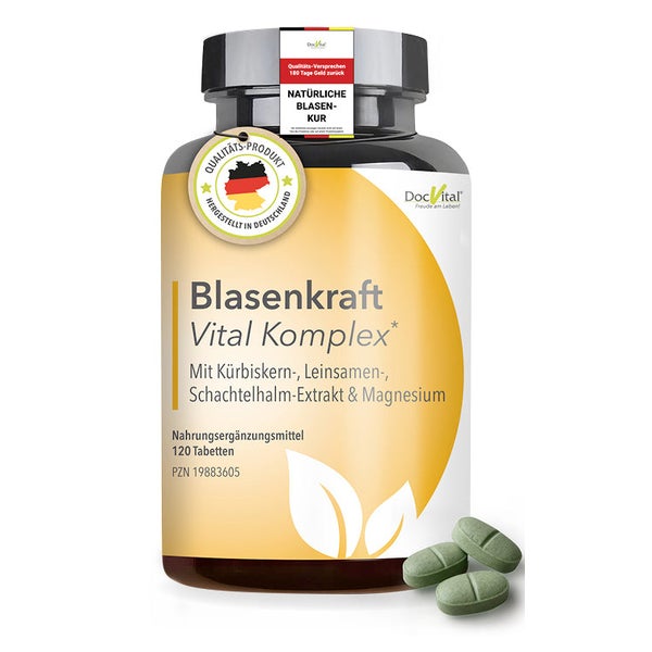 DocVital® Blasenkraft – 120 St. Komplex bei Blasenschwäche 120 St