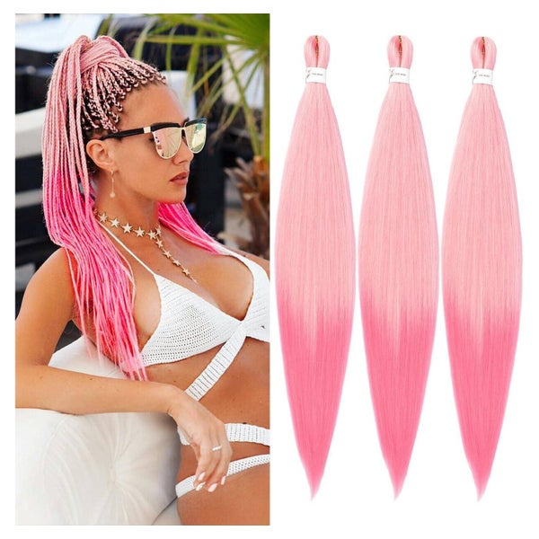 Flechthaar Kunsthaar Boxbraids 20 50.8cm-20 Zoll (3er pack) 1 St