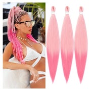 Flechthaar Kunsthaar Boxbraids 20 50.8cm-20 Zoll (3er pack) 1 St