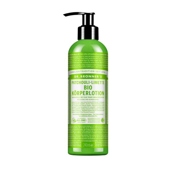 Dr. Bronner's Patchouli-Limette Bio Körperlotion 240 ml