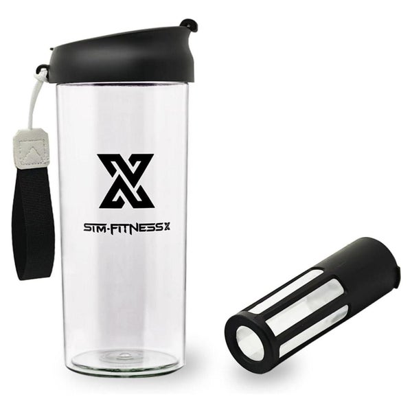 X SIM FITNESSX Protein Shaker Früchtebehälter Kaffeetasse Sp 1 St