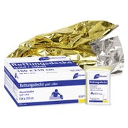 Meditrade Rettungsdecke, 160 x 210 cm, gold/silber - Packung = 50 Stück 1 St